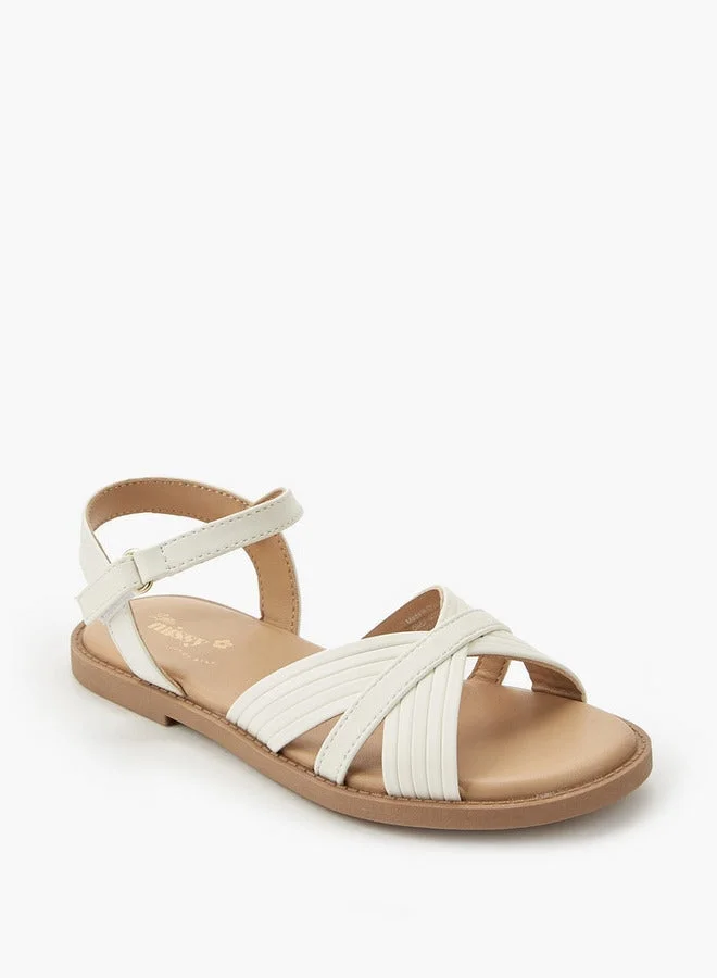 Little Missy Girls Criss-Cross Sandals